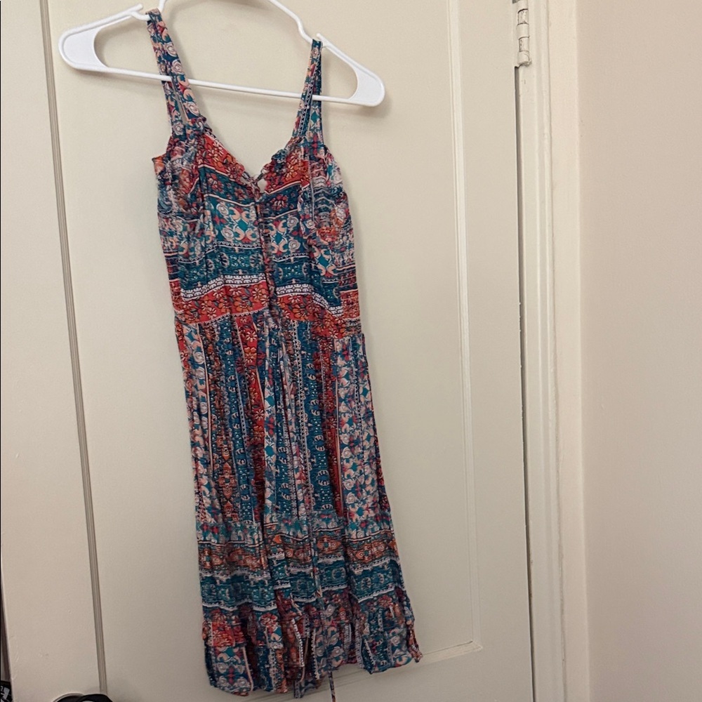 NWOT Angie Bohemian Multicolor Strappy Dress size: M - Picture 5 of 7